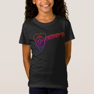 Christ ist der T - Shirt des Key Girl's Fine Jerse