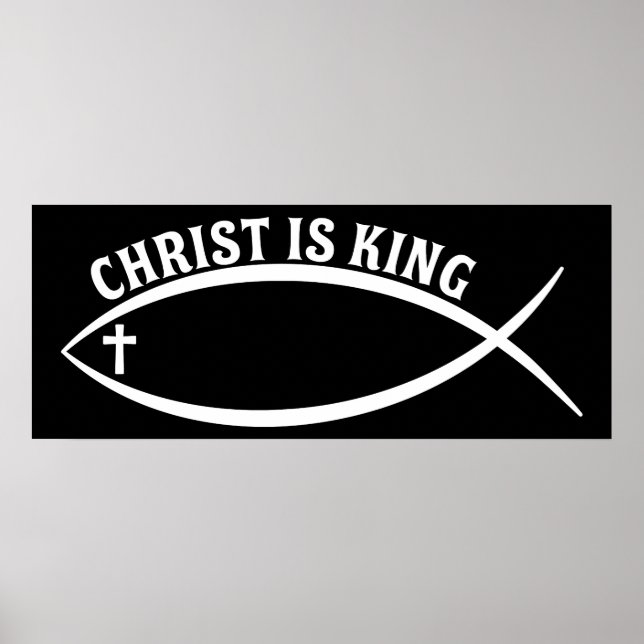 Christ ist King Poster (Vorne)