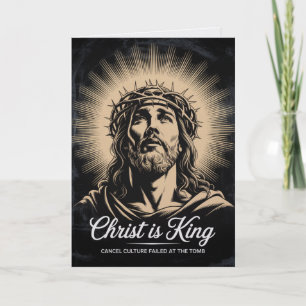 Christ ist König Abbruch Kultur Gescheitert Ostern Karte