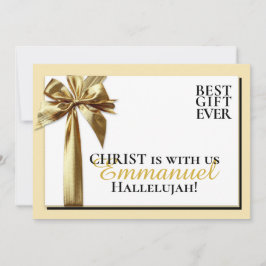 CHRIST IST MIT UNS BESTES Geschenk für Weihnachten