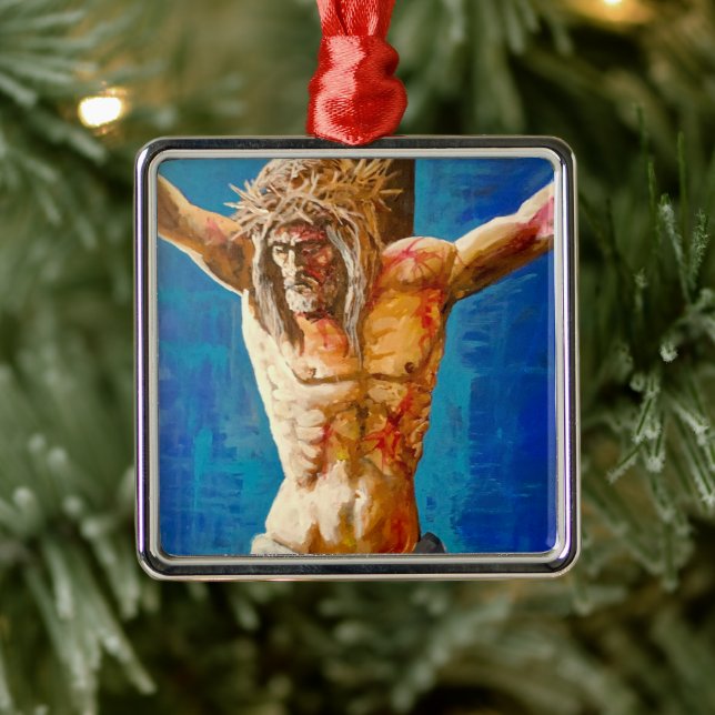 Christ Jesus  Ornament Aus Metall (Baum)