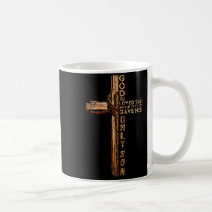 Christ Kreuz Christlich Johannes 3 16 Gott Hat Die Kaffeetasse