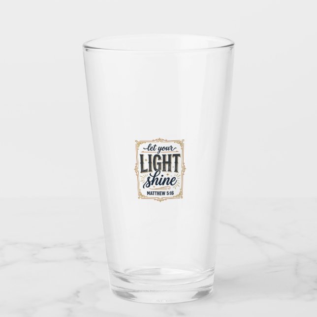 Christ, lass dein Licht scheinen Matthäus 5_16 Des Glas (Vorderseite)