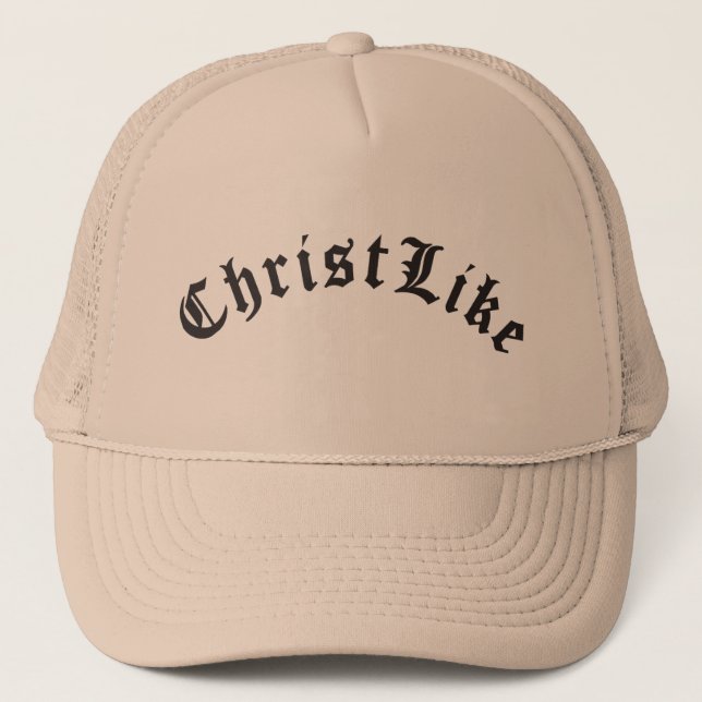 Christ like Trucker Hat Truckerkappe (Vorderseite)