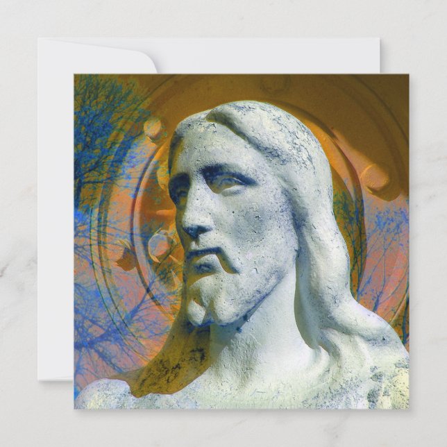 Christ mit Halo 2005 Computer Art Card (Vorderseite)