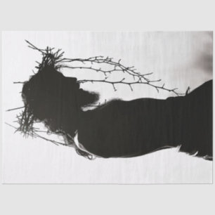 Christ mit Krone von Thorns Decoupage Seidenpapier