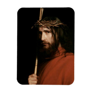 Christ mit Thorns von Carl Bloch. Fine Art Magnet