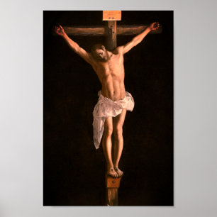 Christ On Cross von Francisco De Zurbarán Poster