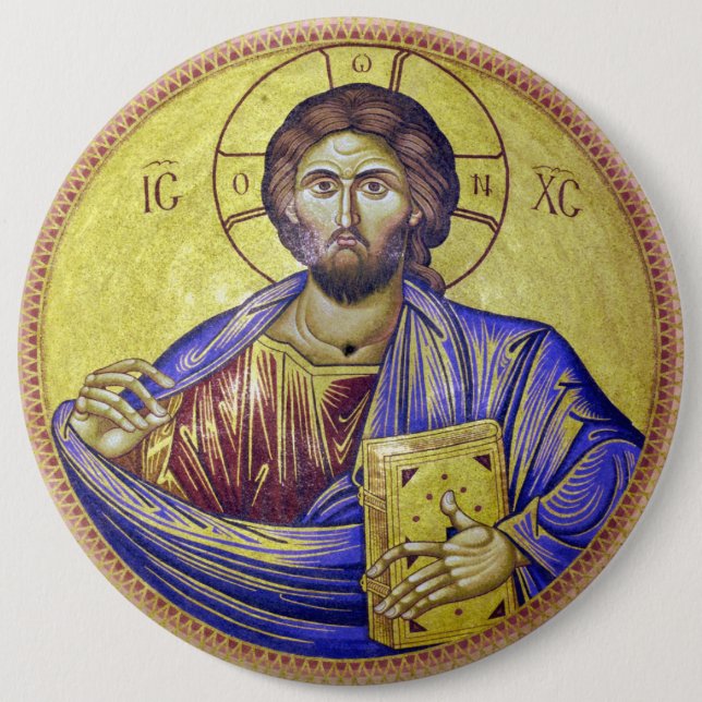 Christ Pantocrator Button (Vorderseite)