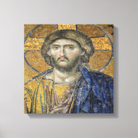Christ Pantocrator Mosiac Iconic Religious Roman A