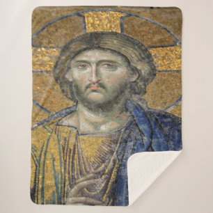 Christ Pantocrator Mosiac Iconic Religious Roman A Sherpadecke