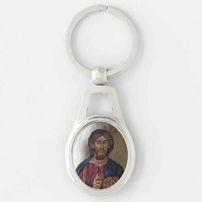 Christ Pantocrator Schlüsselanhänger (Vorderseite)