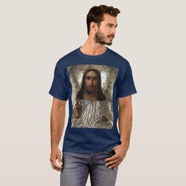 Christ Pantocrator Silver Oklad Riza Russisches Sy T-Shirt