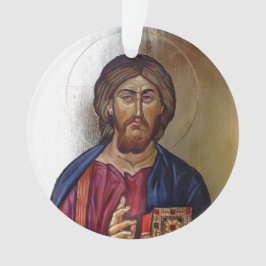Christ Pantocrator und Heilige Maria Theotokos Ornament