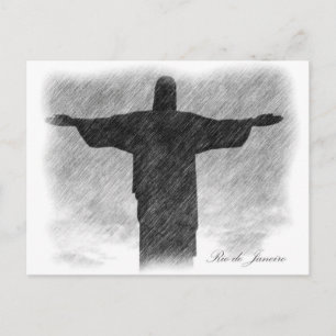 Christ Redeemer 1 Postkarte