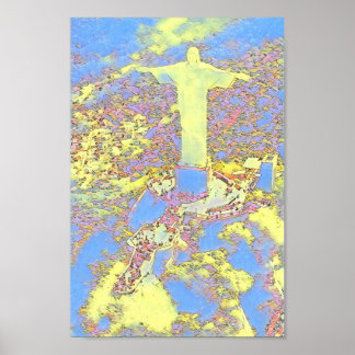 Christ Redeemer Art Poster