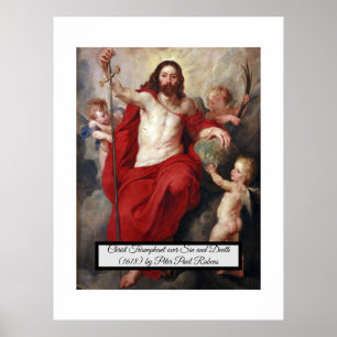 Christ Sieger über den Tod Poster