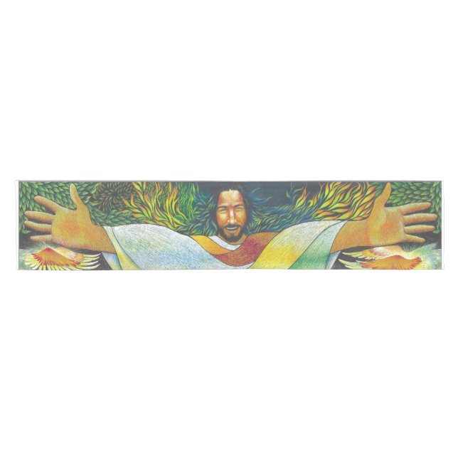 Christ Table Runner Kurzer Tischläufer (Horizontal)