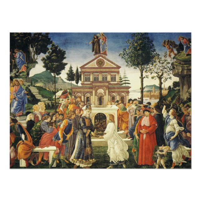 Christ-Tempel von Sandro Botticelli Poster (Vorderseite)