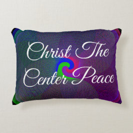 Christ The Center Peace Geometric Accent Pillow Dekokissen