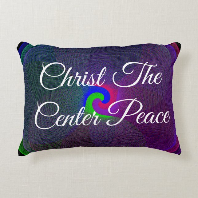 Christ The Center Peace Geometric Accent Pillow Dekokissen (Vorderseite)