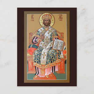Christ the High Priest Prayer Card Postkarte