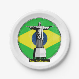 Christ The Redeemer Rio De Janero Pappteller