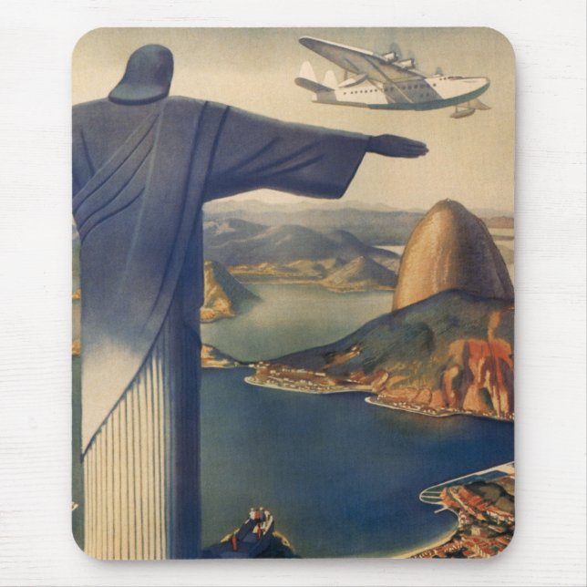 Christ the Redeemer Statue, Rio De Janeiro, Brasil Mousepad (Vorne)