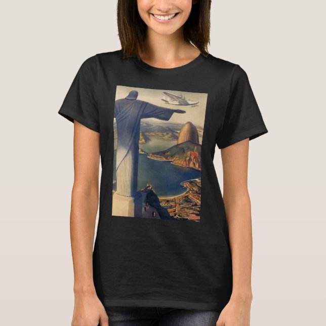 Christ the Redeemer Statue, Rio De Janeiro, Brasil T-Shirt (Vorderseite)