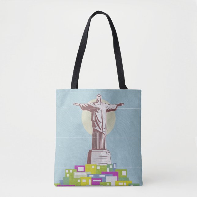 Christ the Redeemer Travel Poster Favela (Vorderseite)
