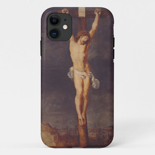 Christ tot auf dem Kreuz von Peter Paul Rubens Case-Mate iPhone Hülle (Rückseite)