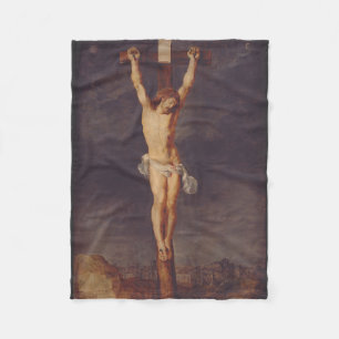 Christ tot auf dem Kreuz von Peter Paul Rubens Fleecedecke