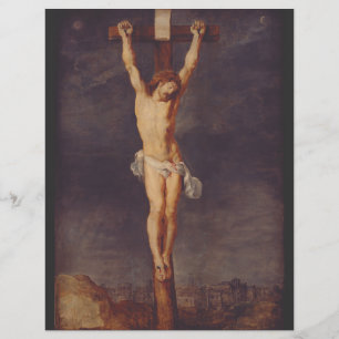 Christ tot auf dem Kreuz von Peter Paul Rubens Flyer