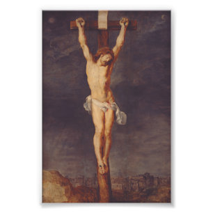 Christ tot auf dem Kreuz von Peter Paul Rubens Fotodruck