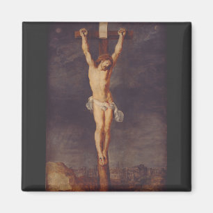 Christ tot auf dem Kreuz von Peter Paul Rubens Magnet