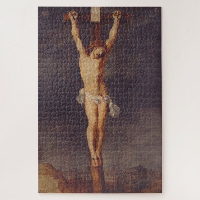 Christ tot auf dem Kreuz von Peter Paul Rubens Puzzle (Vertikal)