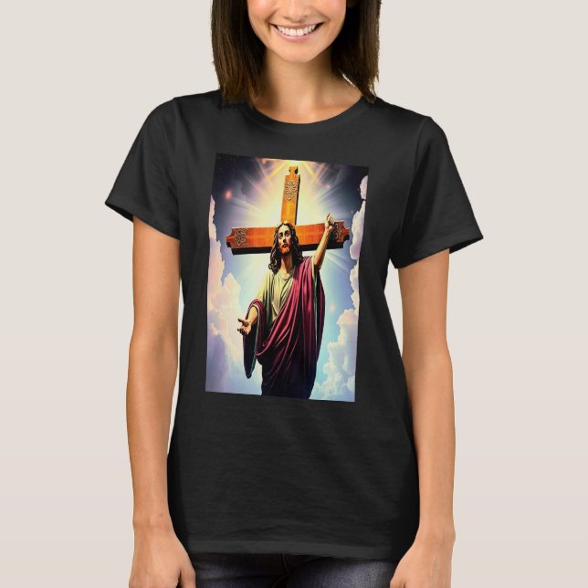 Christ und das Kreuzhemd T-Shirt (Vorderseite)
