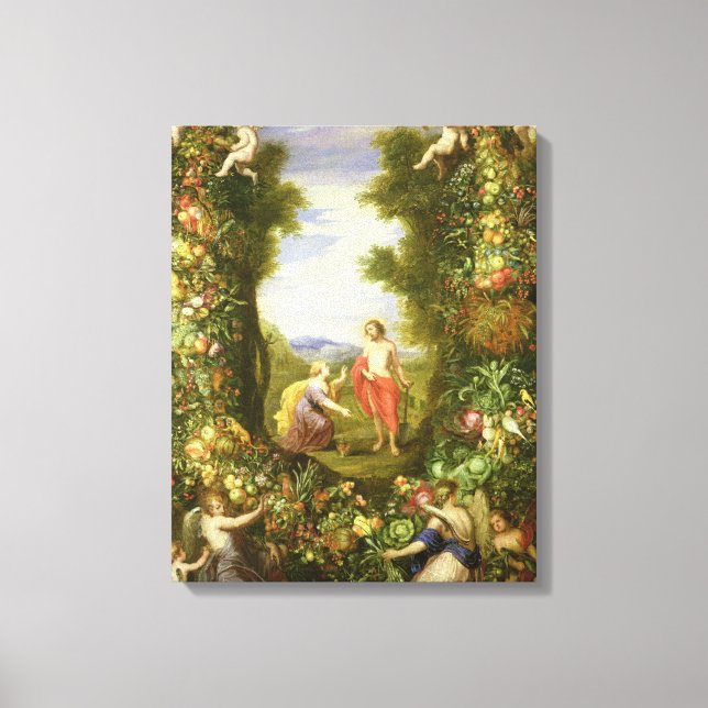 Christ und Mary Magdalene Leinwanddruck (Vorderseite)