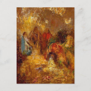 Christ und Seine Jünger von Odilon Redon Postcard Postkarte