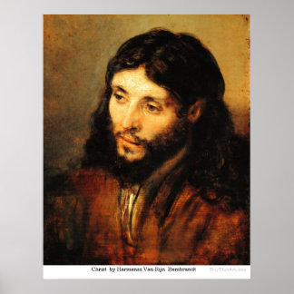 Christ von Harmensz Van Rijn Rembrandt Poster
