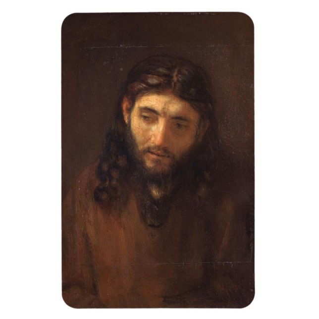 Christ von Rembrandt 1648 Magnet (Vertikal)