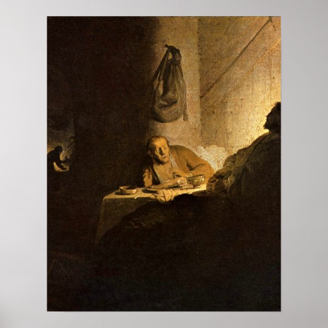 Christ von Rembrandt Harmenszoon van Rijn Poster (Vorne)