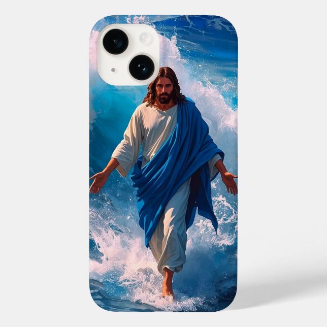 Christ Walks auf Wasser iPhone Gehäuse Case-Mate iPhone Hülle (Rückseite)