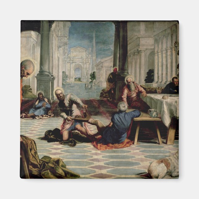 Christ Washing the Feet of the Jünger Magnet (Vorne)