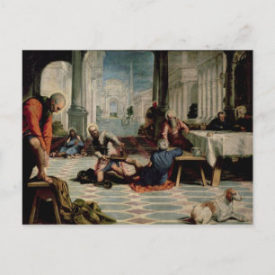 Christ Washing the Feet of the Jünger Postkarte