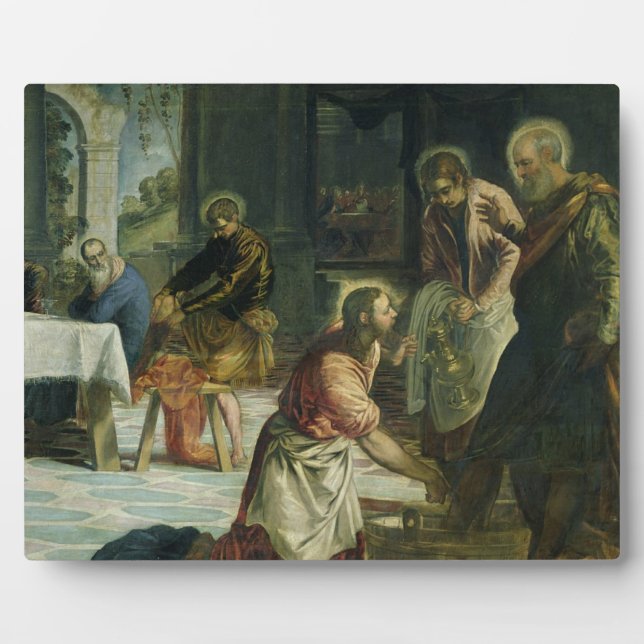 Christ Washing the Jünger' Feet, c.1547 Fotoplatte (Vorderseite)