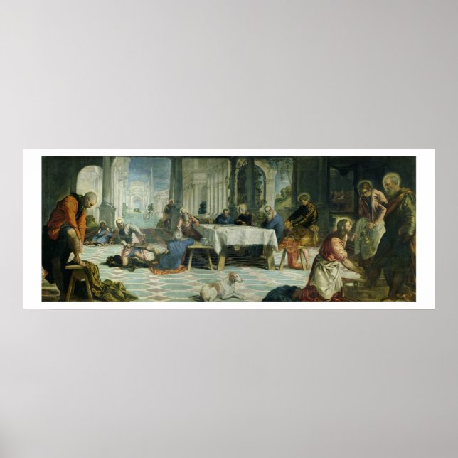 Christ Washing the Jünger' Feet, c.1547 Poster (Vorne)