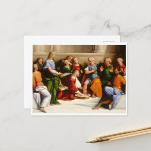 Christ Washing the Jüngerfühl, Garofalo Postkarte