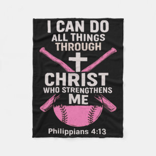 Christ-zentrierter christlicher Athlet Softll Fleecedecke