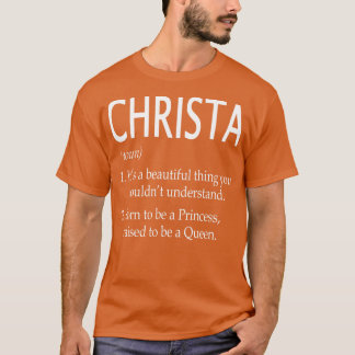 Christa Name Geschenk 143 T-Shirt
